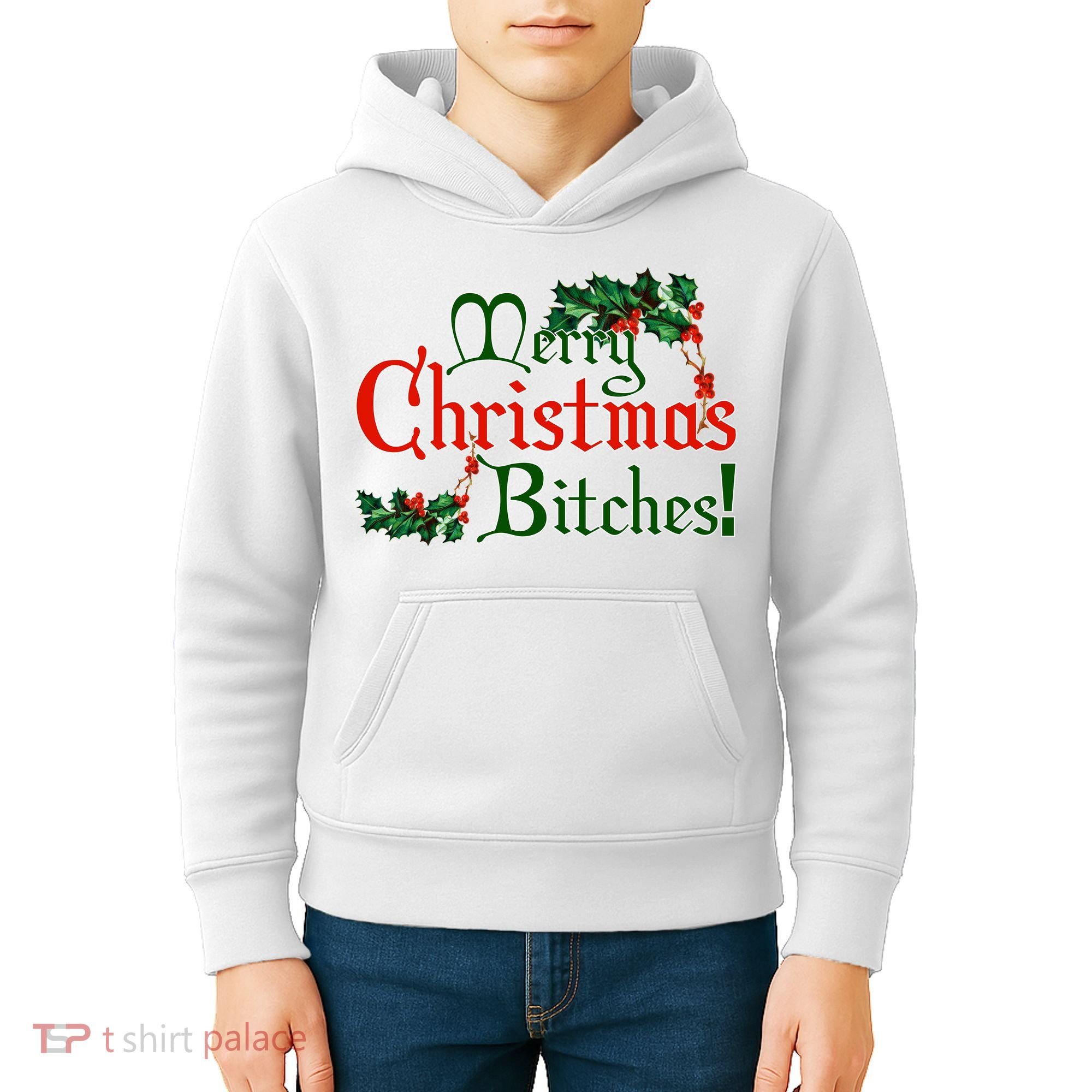 Merry Christmas Bitches! Kids Hoodie