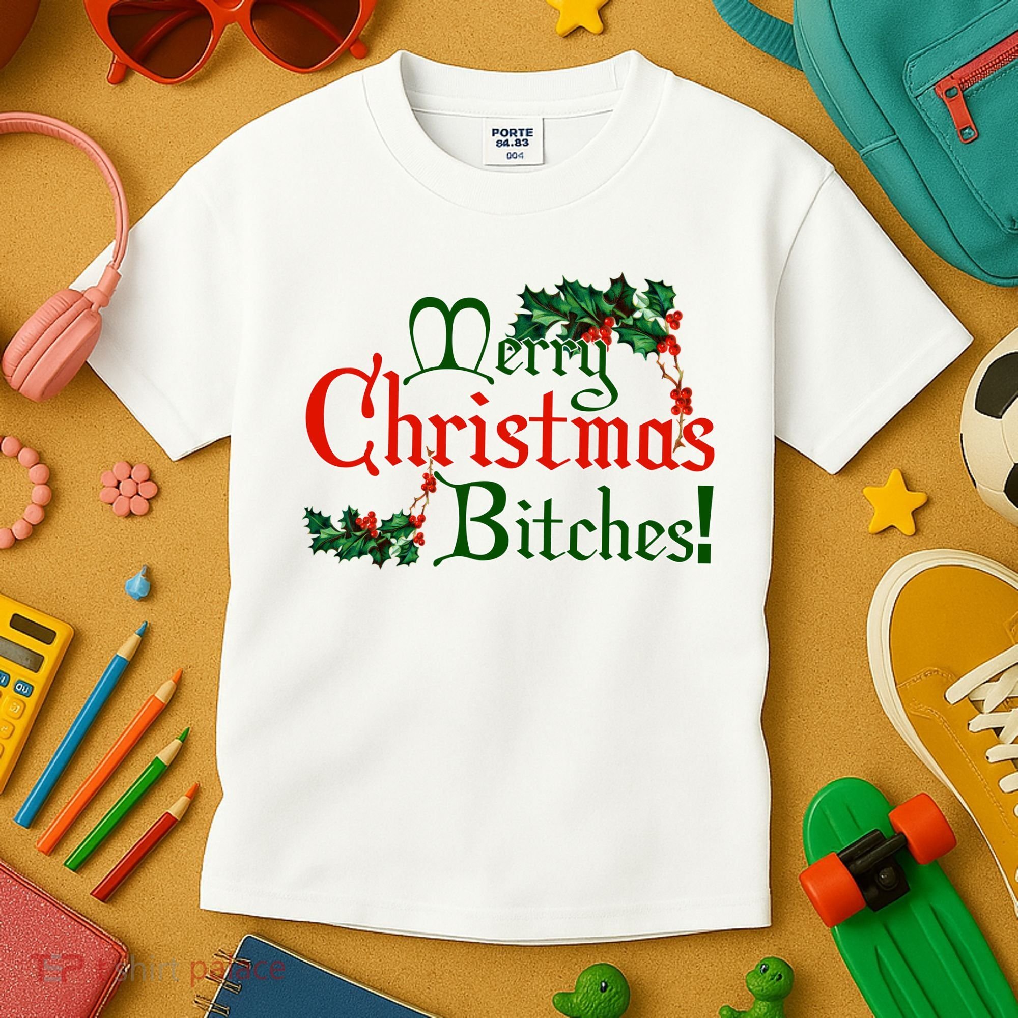 Merry Christmas Bitches! Kids T-Shirt