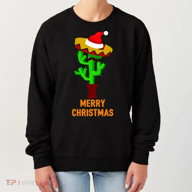 Merry Christmas Cactus Women's Sweatshirt