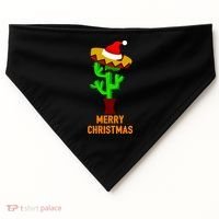 Merry Christmas Cactus USA-Made Doggie Bandana thumb 0