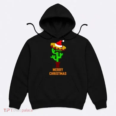 Merry Christmas Cactus Hoodie