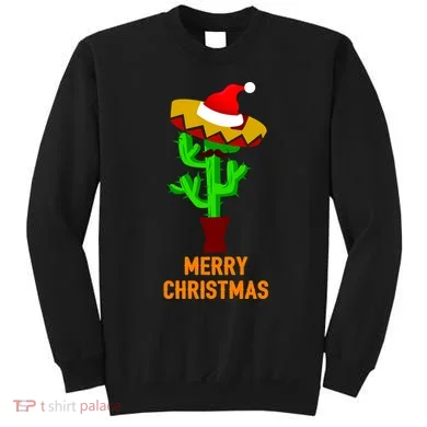 Merry Christmas Cactus Sweatshirt