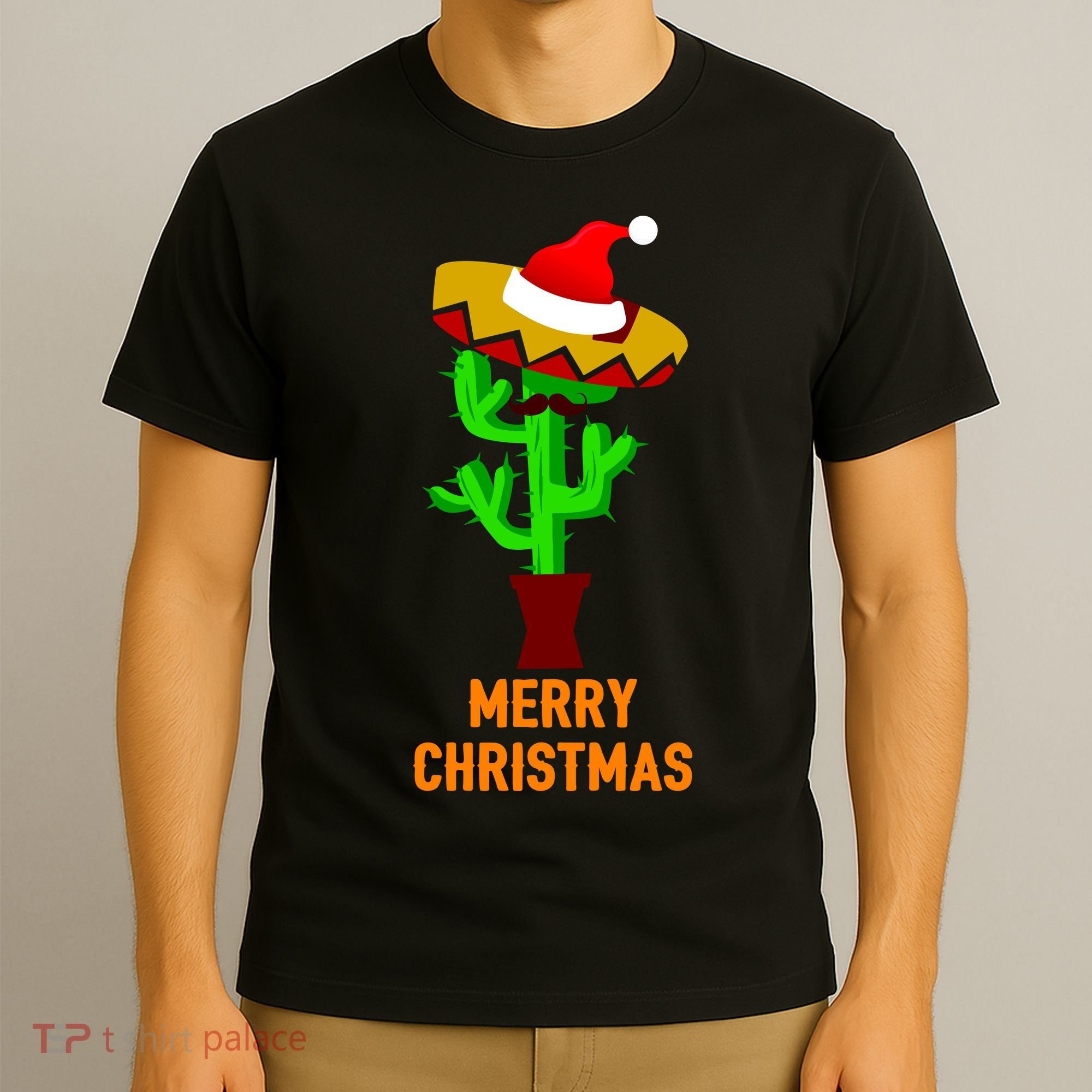 Merry Christmas Cactus T-Shirt