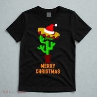 Merry Christmas Cactus T-Shirt thumb 5
