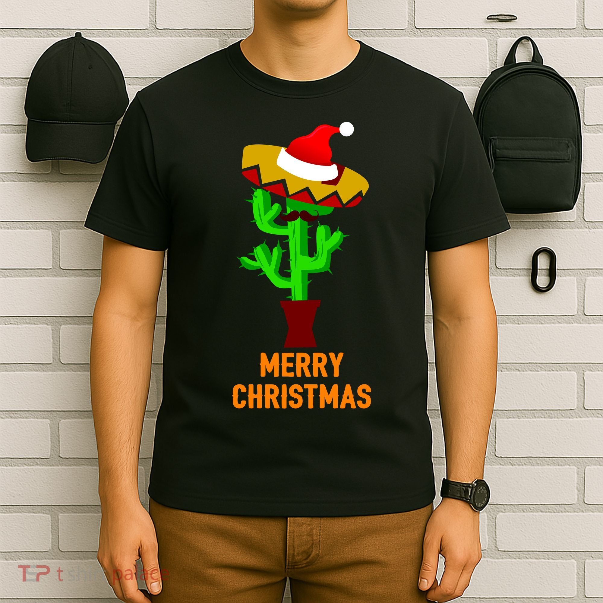 Merry Christmas Cactus T-Shirt