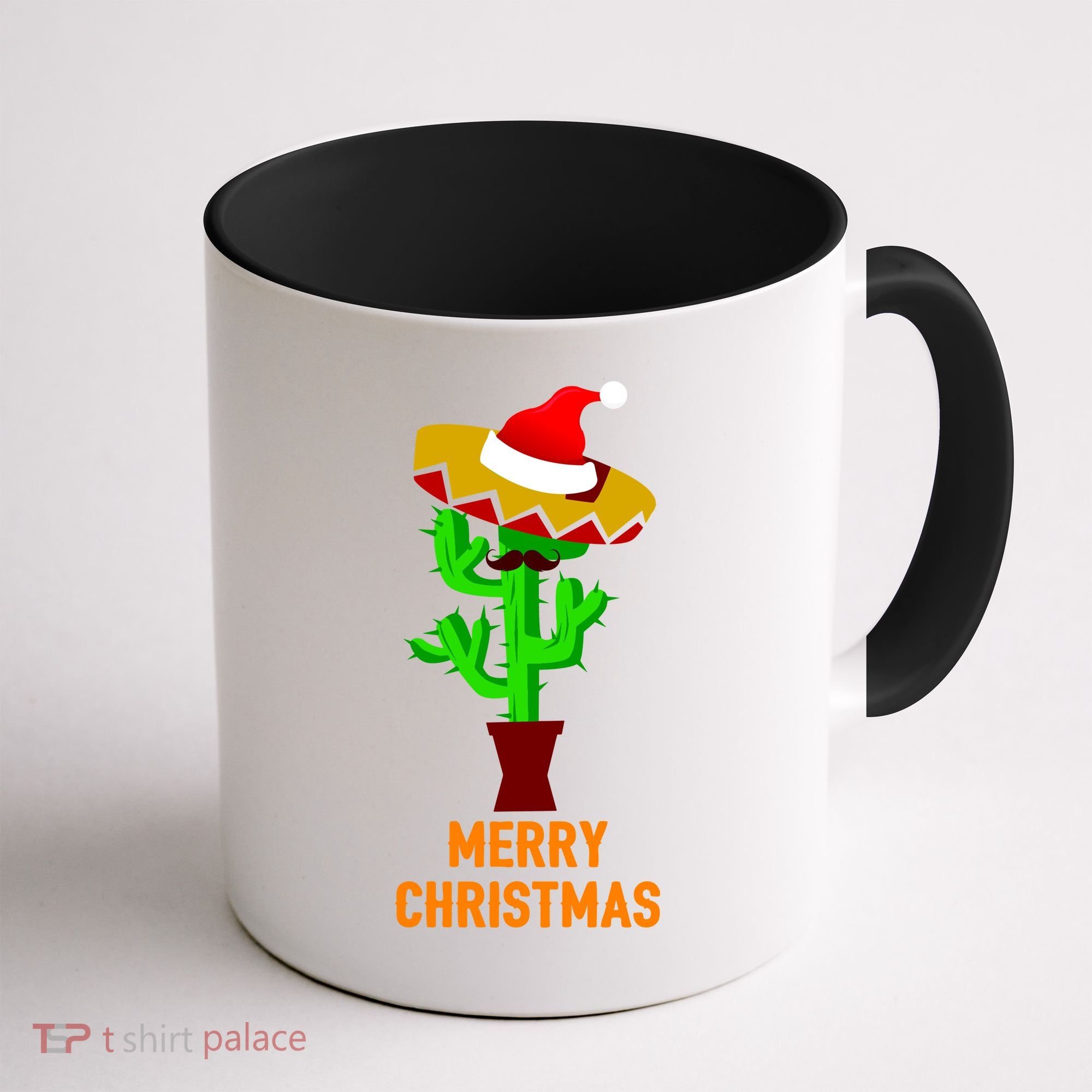 Merry Christmas Cactus Coffee Mug