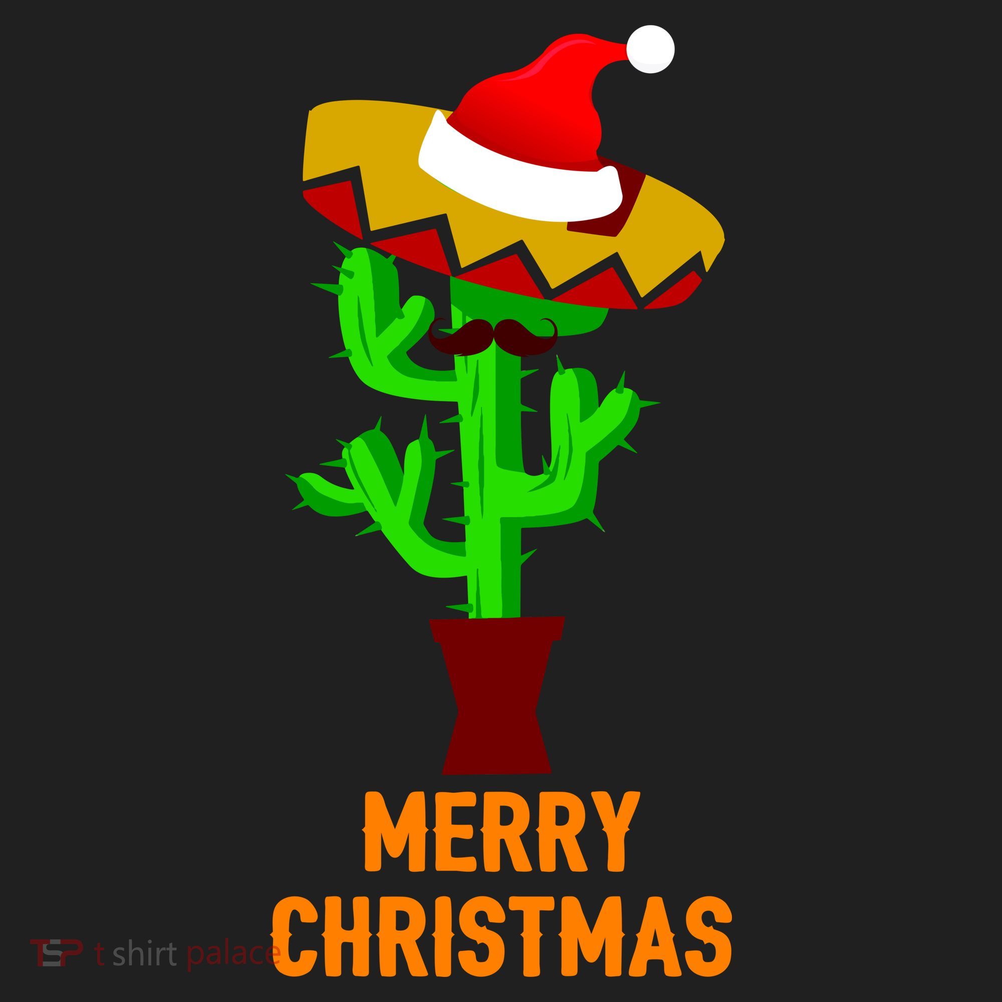 Merry Christmas Cactus Beanie