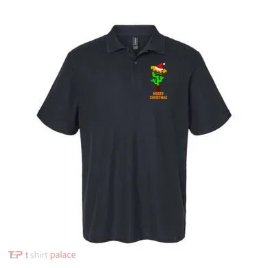 Merry Christmas Cactus Polo