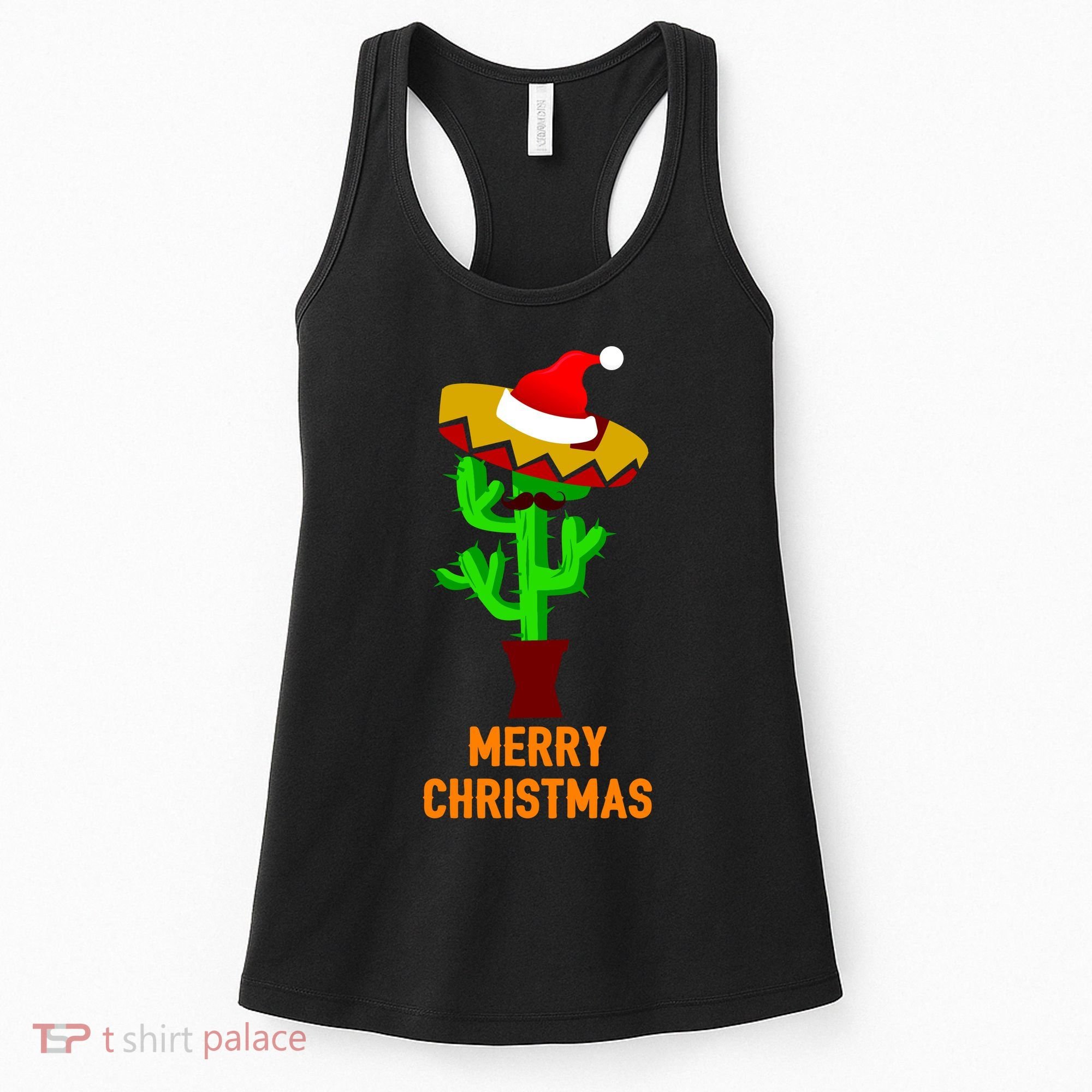 Merry Christmas Cactus Women's Tank Top