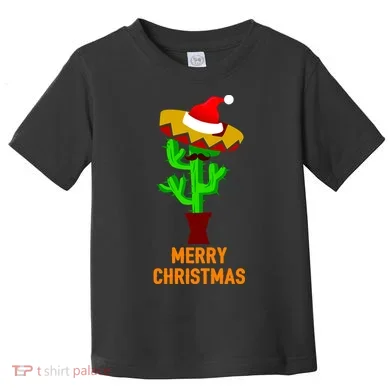 Merry Christmas Cactus Toddler T-Shirt