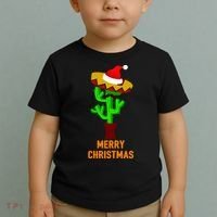 Merry Christmas Cactus Toddler T-Shirt thumb 2