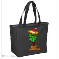 Merry Christmas Cactus Tote Bag thumb 2