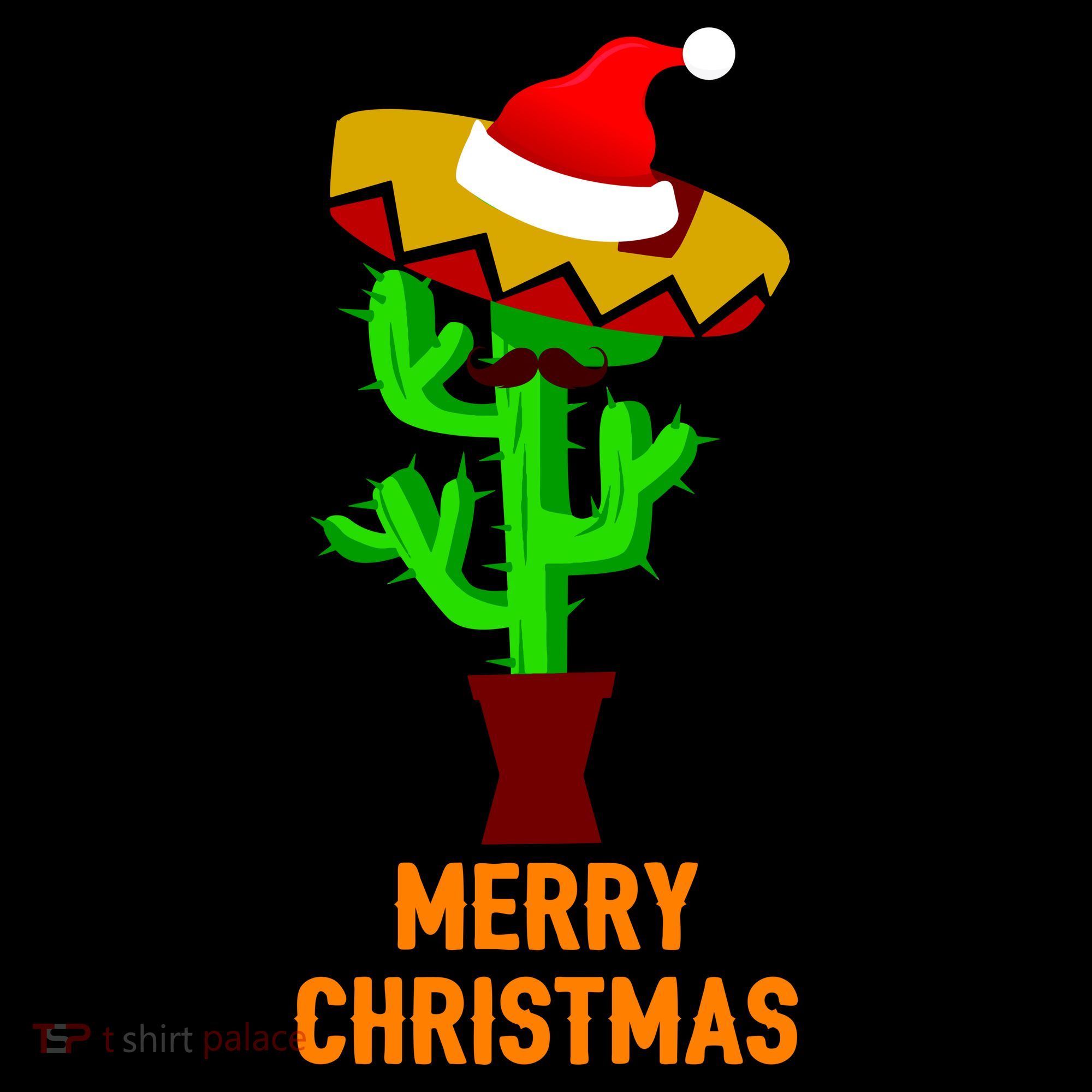 Merry Christmas Cactus Tote Bag