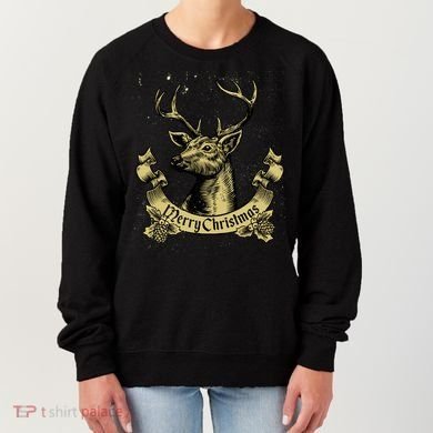 Merry Christmas Deer Women's Sweatshirt