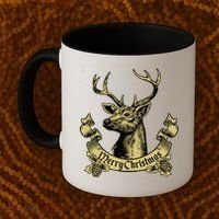 Merry Christmas Deer Coffee Mug thumb 2
