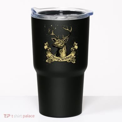 Merry Christmas Deer Tumbler