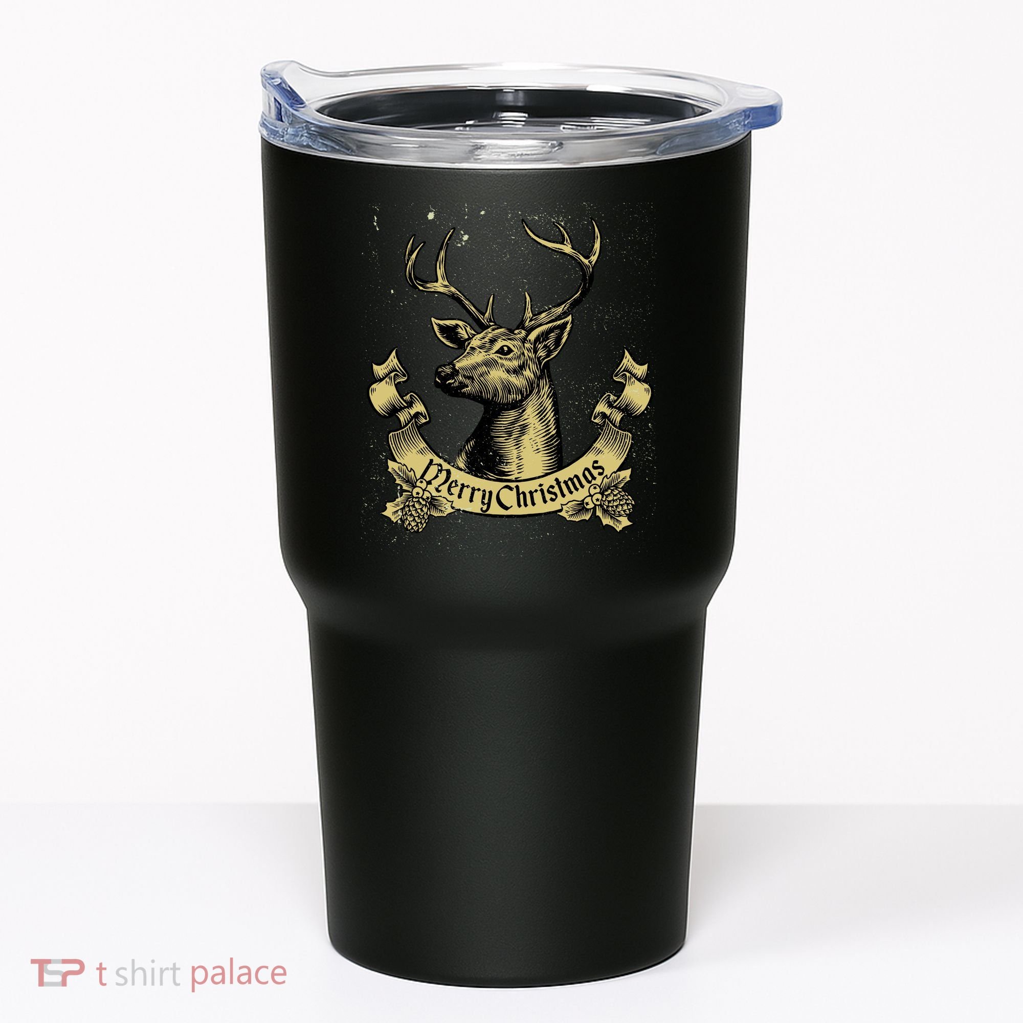 Merry Christmas Deer Tumbler