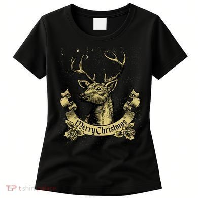 Merry Christmas Deer Women's T-Shirt