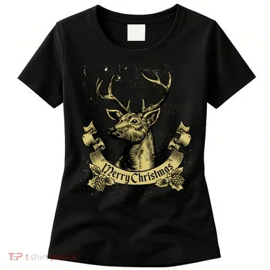 Merry Christmas Deer Women's T-Shirt
