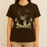 Merry Christmas Deer T-Shirt thumb 4