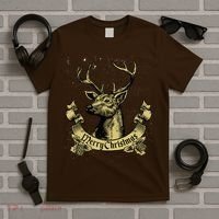 Merry Christmas Deer T-Shirt thumb 5