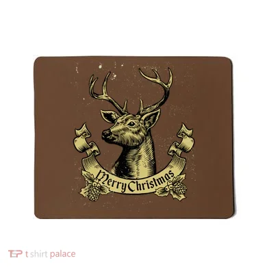 Merry Christmas Deer Mousepad