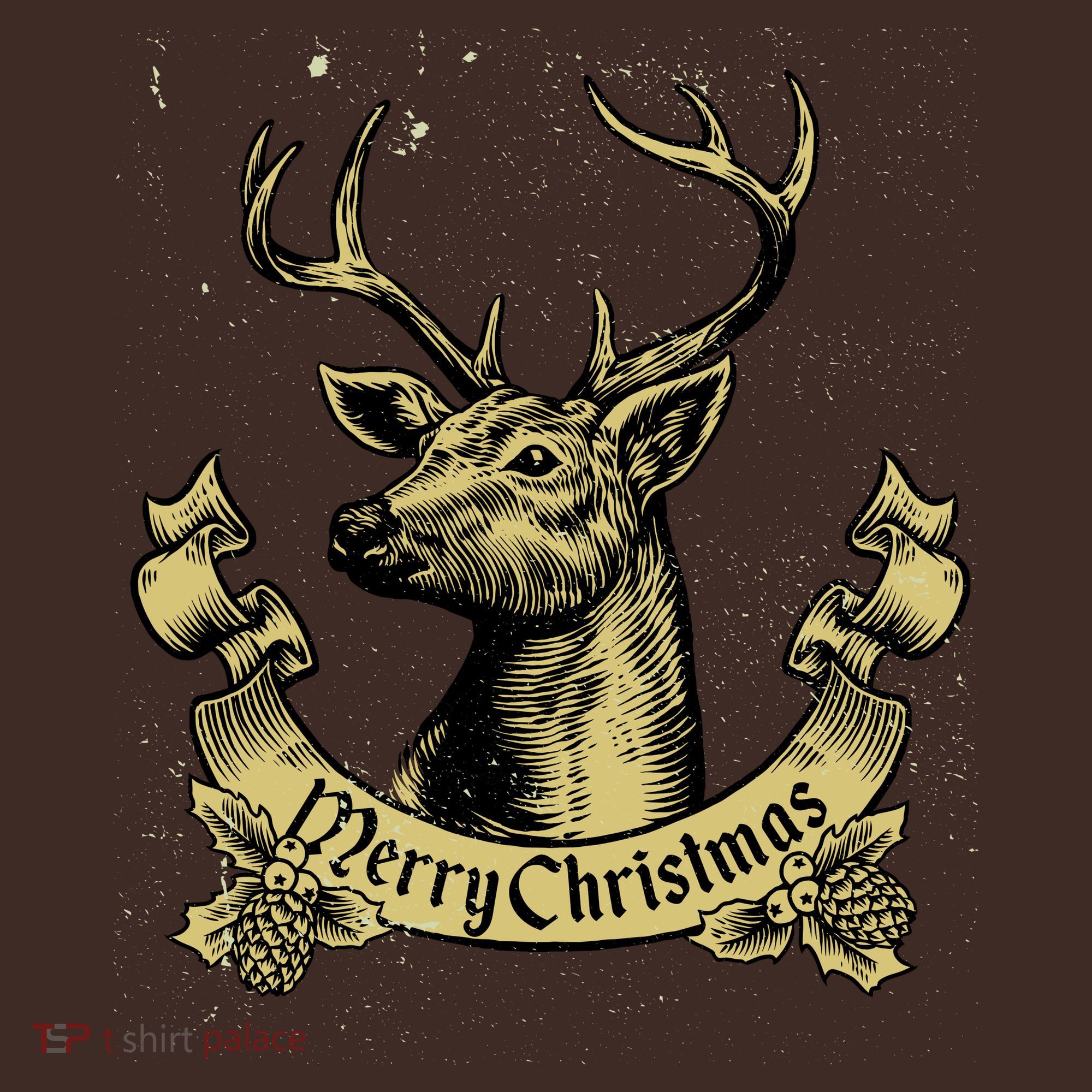 Merry Christmas Deer Kids Hoodie