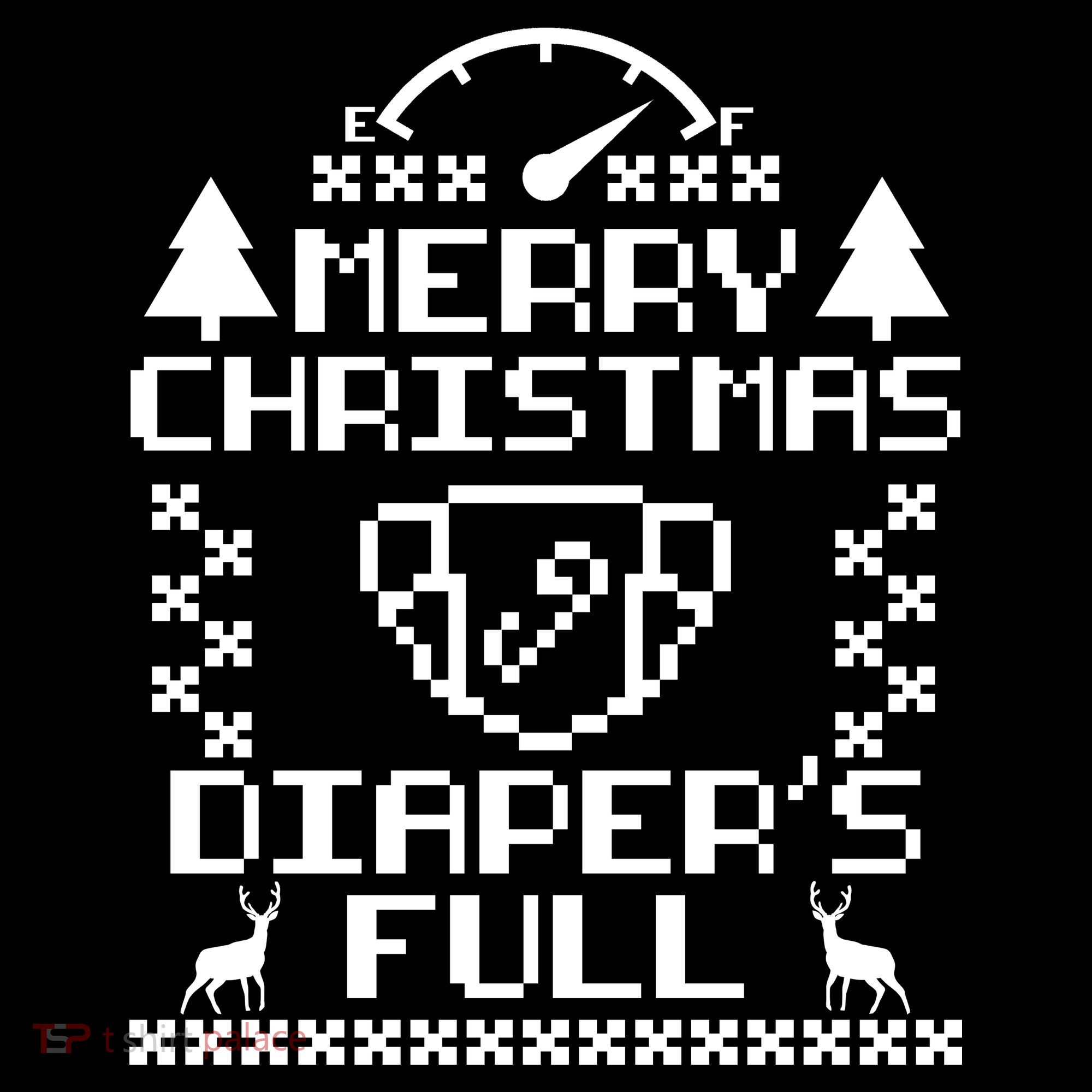 Merry Christmas Diaper's Full Bucket Hat