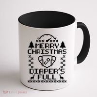 Merry Christmas Diaper's Full Coffee Mug thumb 1