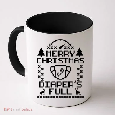 Merry Christmas Diaper's Full Coffee Mug
