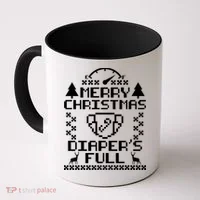 Merry Christmas Diaper's Full Coffee Mug thumb 0