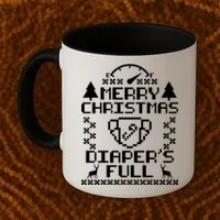 Merry Christmas Diaper's Full Coffee Mug thumb 2