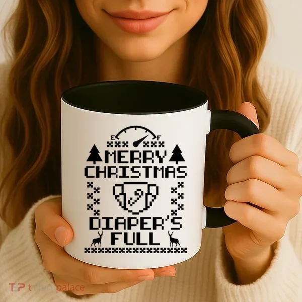 Merry Christmas Diaper's Full Coffee Mug