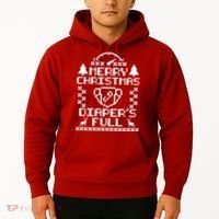 Merry Christmas Diaper's Full Hoodie thumb 2