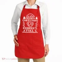 Merry Christmas Diaper's Full Apron thumb 2