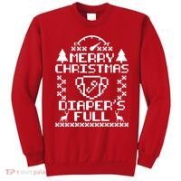 Merry Christmas Diaper's Full Sweatshirt thumb 0