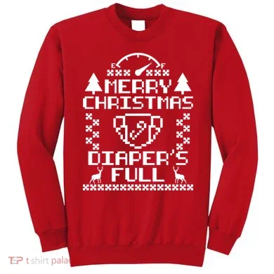 Merry Christmas Diaper's Full Sweatshirt