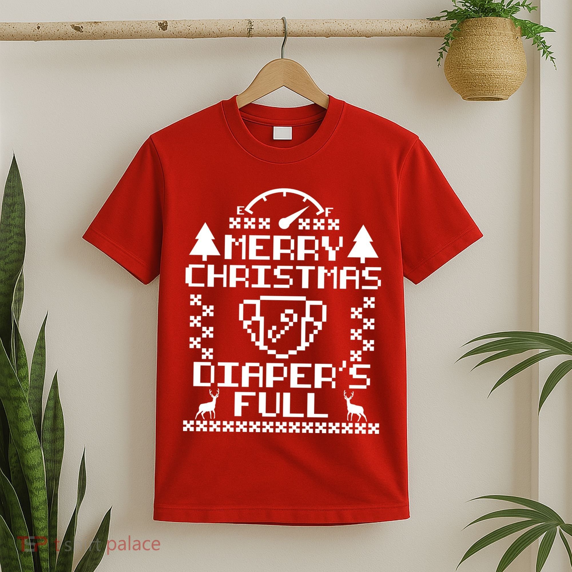 Merry Christmas Diaper's Full T-Shirt