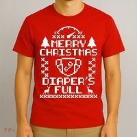 Merry Christmas Diaper's Full T-Shirt thumb 3