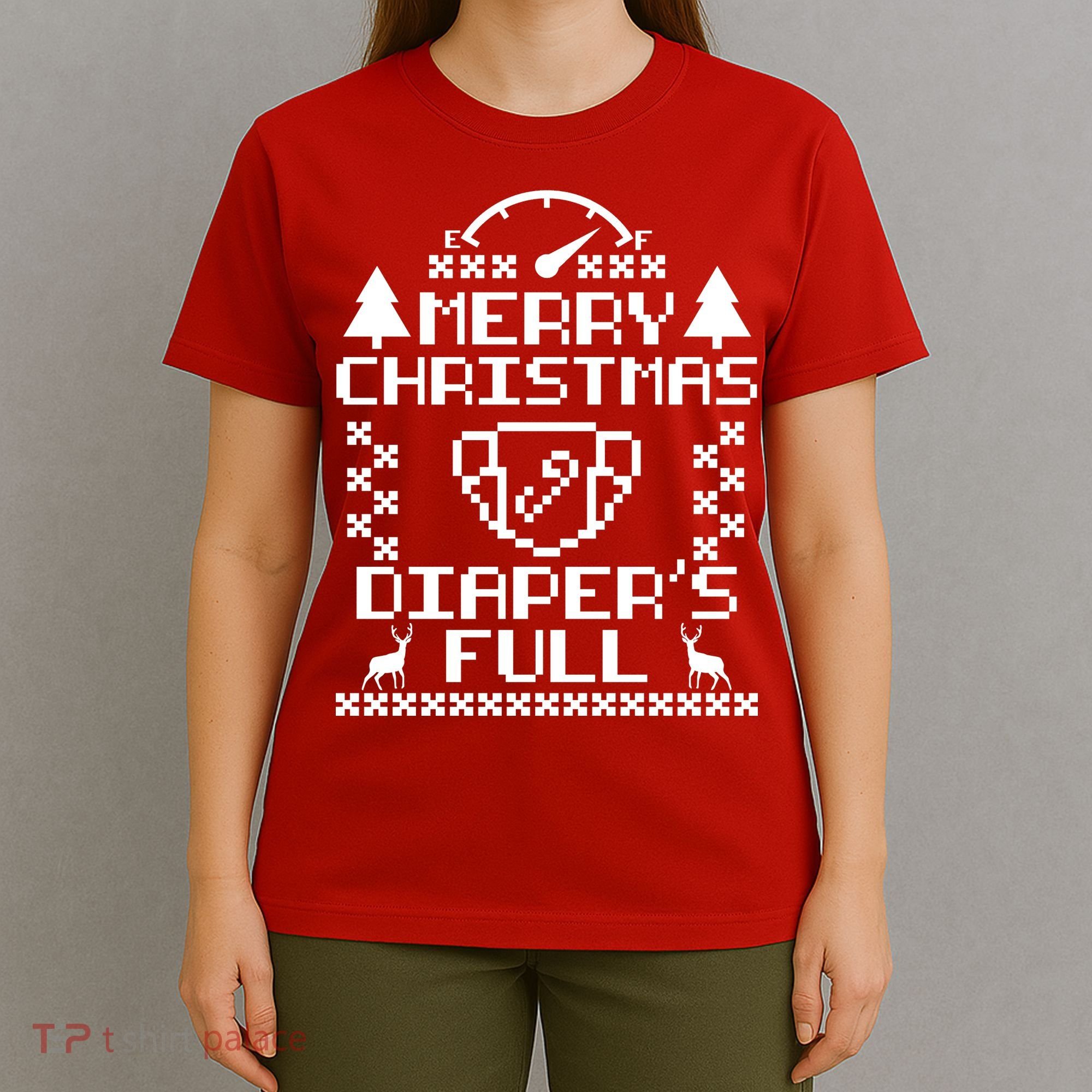 Merry Christmas Diaper's Full T-Shirt