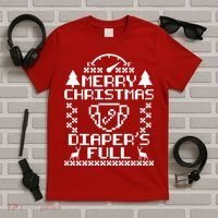 Merry Christmas Diaper's Full T-Shirt thumb 5