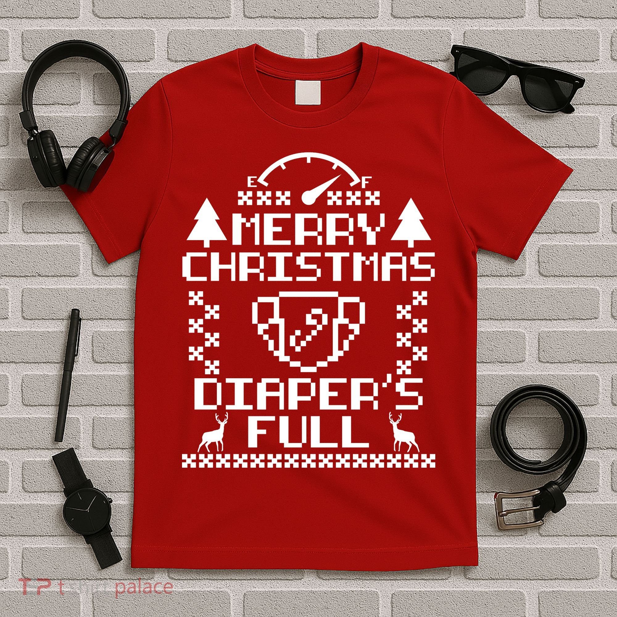 Merry Christmas Diaper's Full T-Shirt