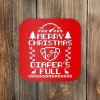 Merry Christmas Diaper's Full Coaster thumb 0