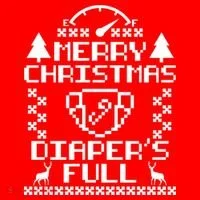 Merry Christmas Diaper's Full Coaster thumb 2