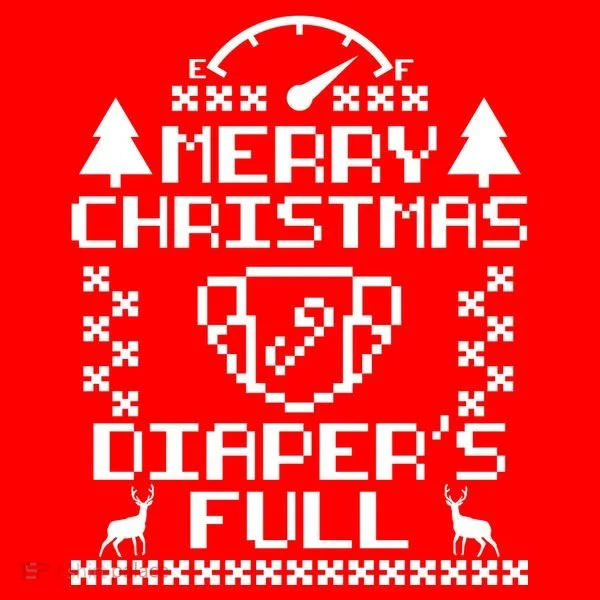 Merry Christmas Diaper's Full Coaster