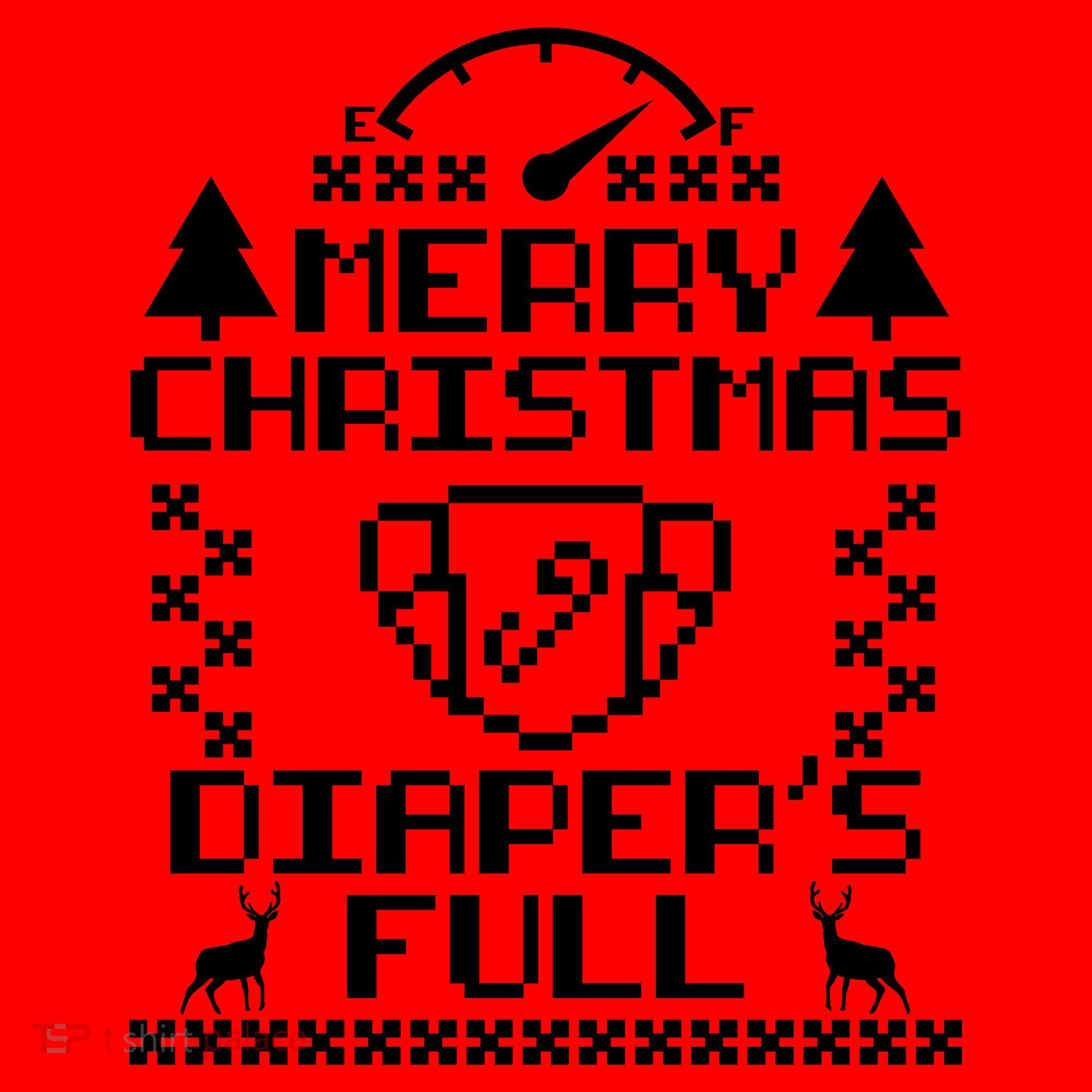 Merry Christmas Diaper's Full Santa Hat