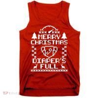 Merry Christmas Diaper's Full Tank Top thumb 0