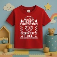 Merry Christmas Diaper's Full Toddler T-Shirt thumb 3