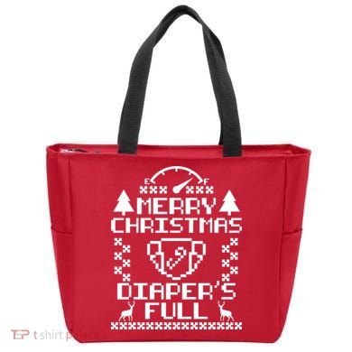 Merry Christmas Diaper's Full Tote Bag