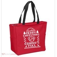 Merry Christmas Diaper's Full Tote Bag thumb 2